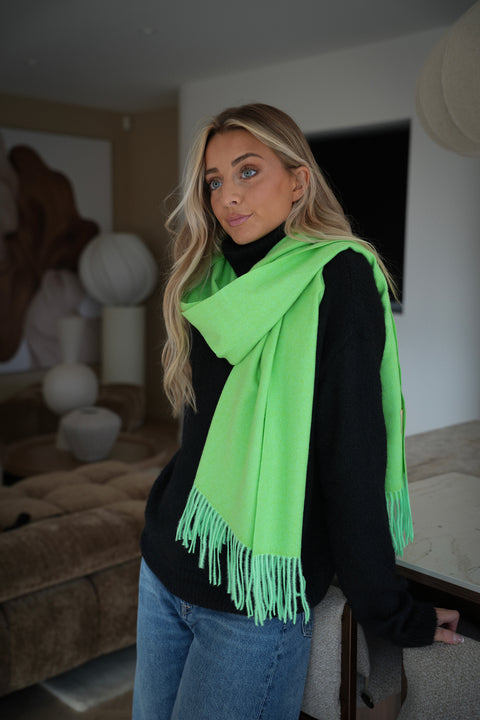 Capucine verte - Écharpe douce