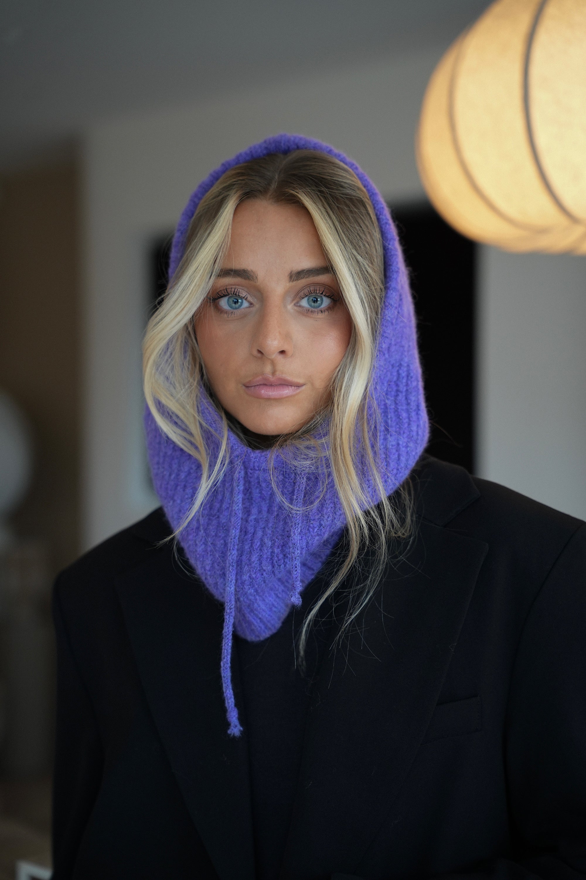 Milie violette - Cagoule douce