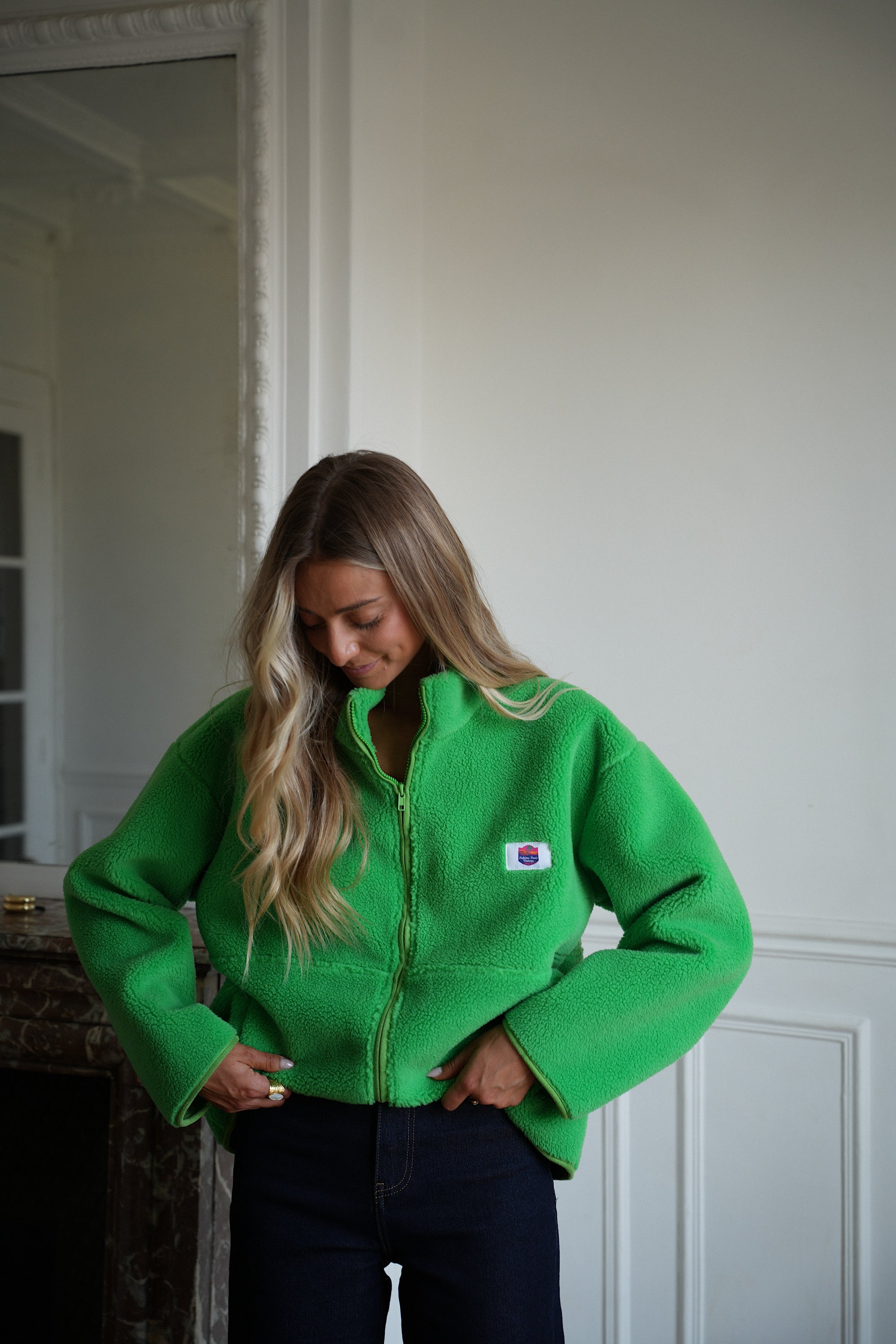 Olya verte - Veste polaire