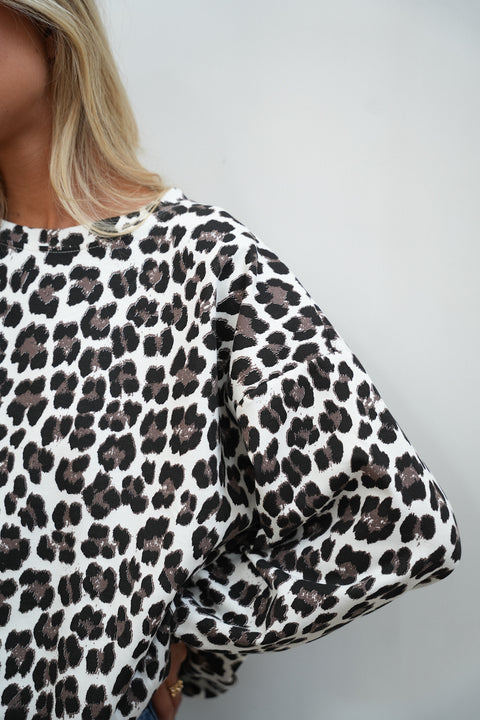 Nala léopard - Sweat-shirt imprimé