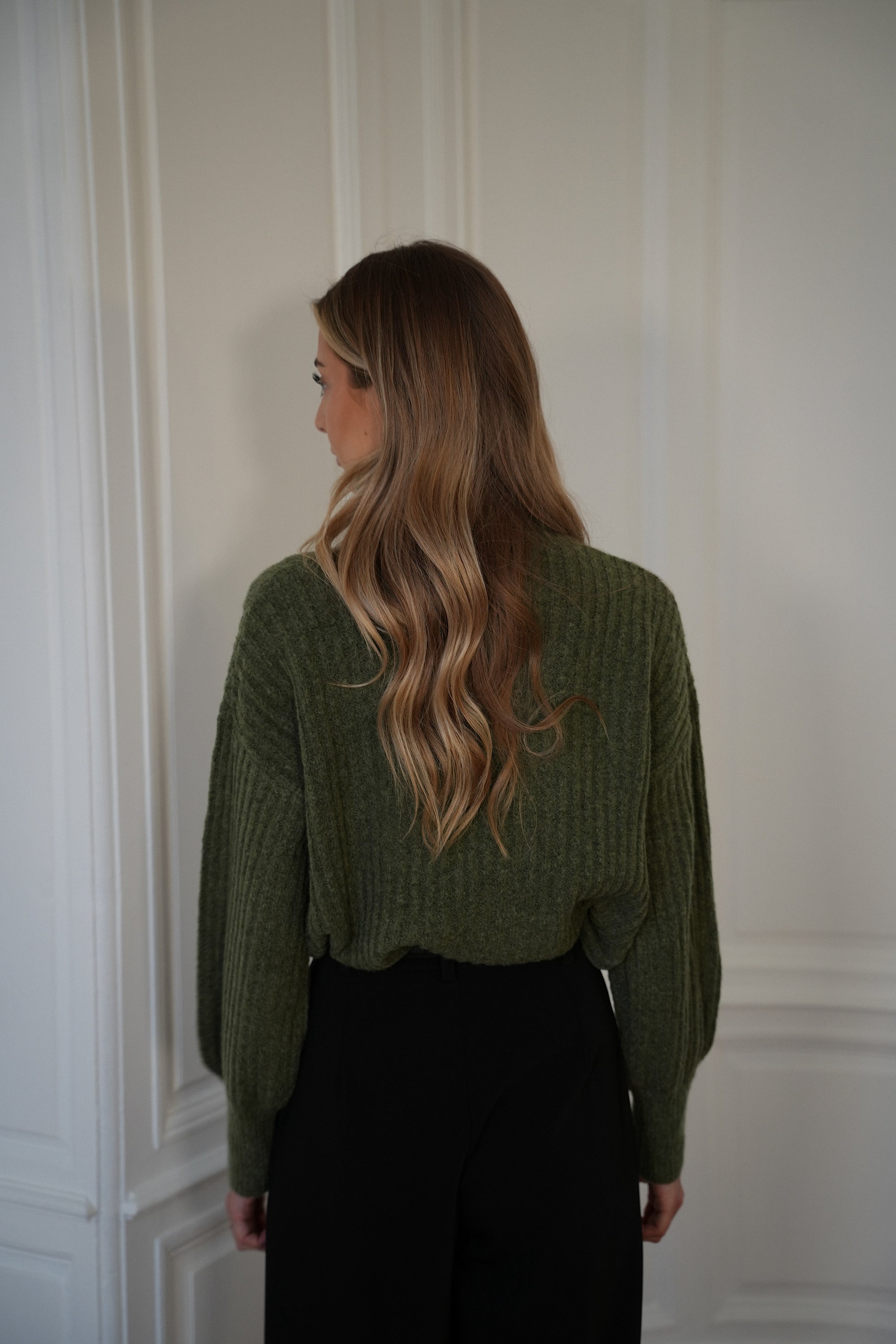 Jules kaki - Pull col roulé