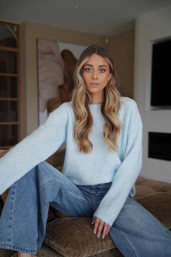 Celian bleu - Pull uni