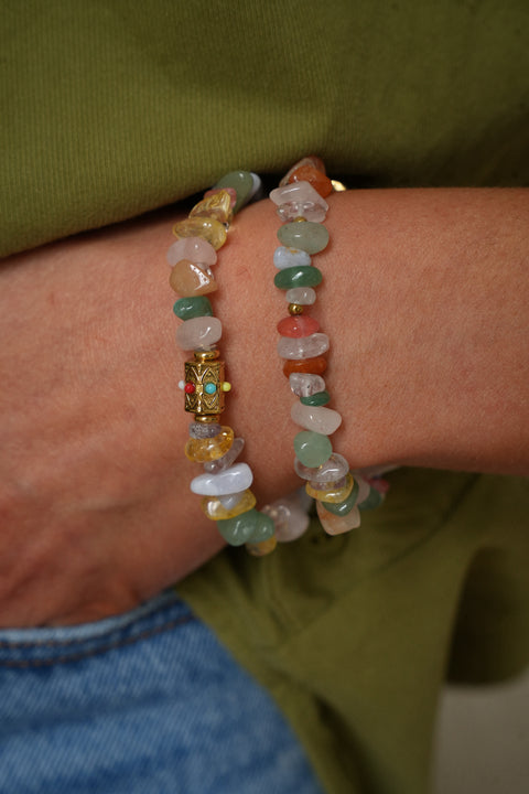 Val coloré - Bracelet double