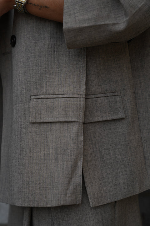 Serena taupe - Veste blazer