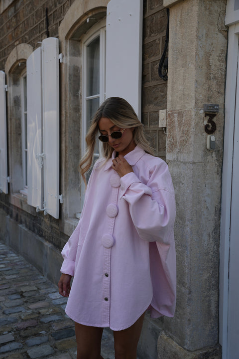 Kléo rose - Veste oversize