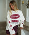 Gary blanc - T-shirt manches longues