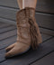 Arlo camel - Bottines santiags
