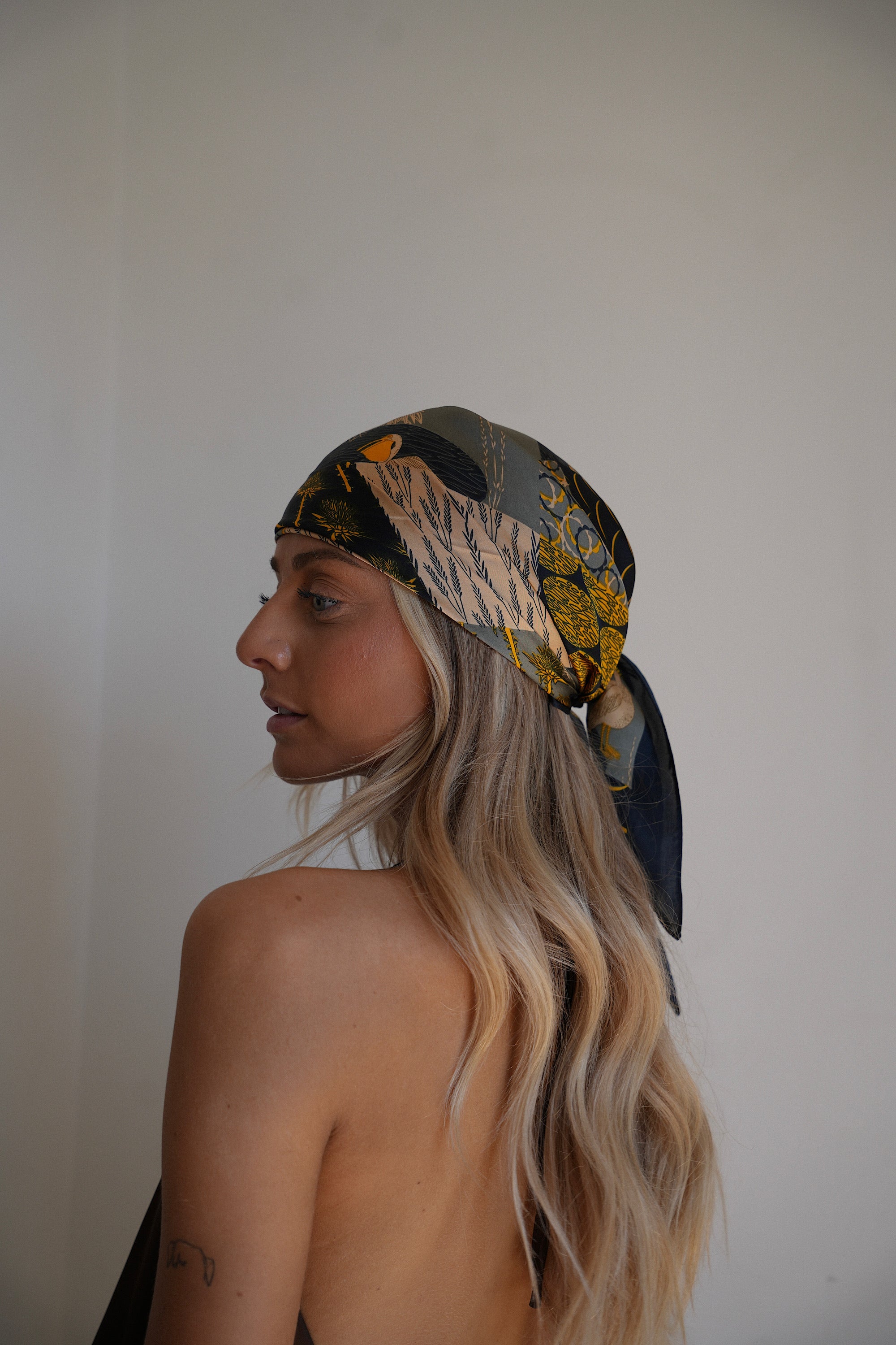 Fredy bleu - Foulard bandana