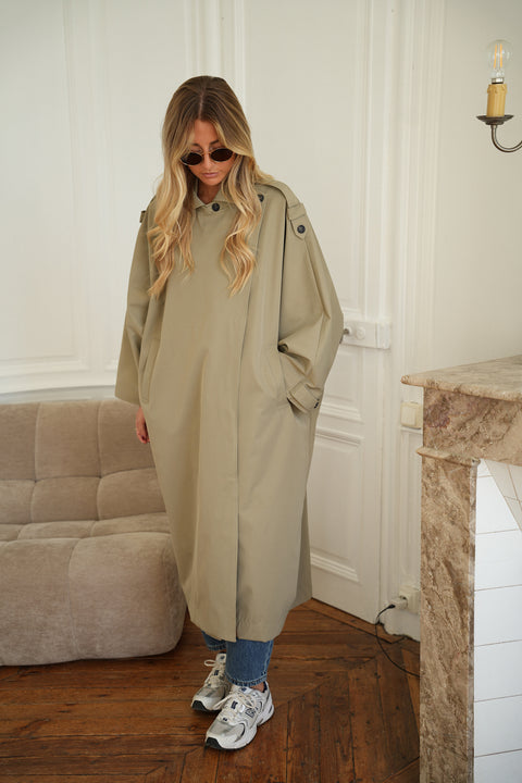 Poline beige - Trench oversize