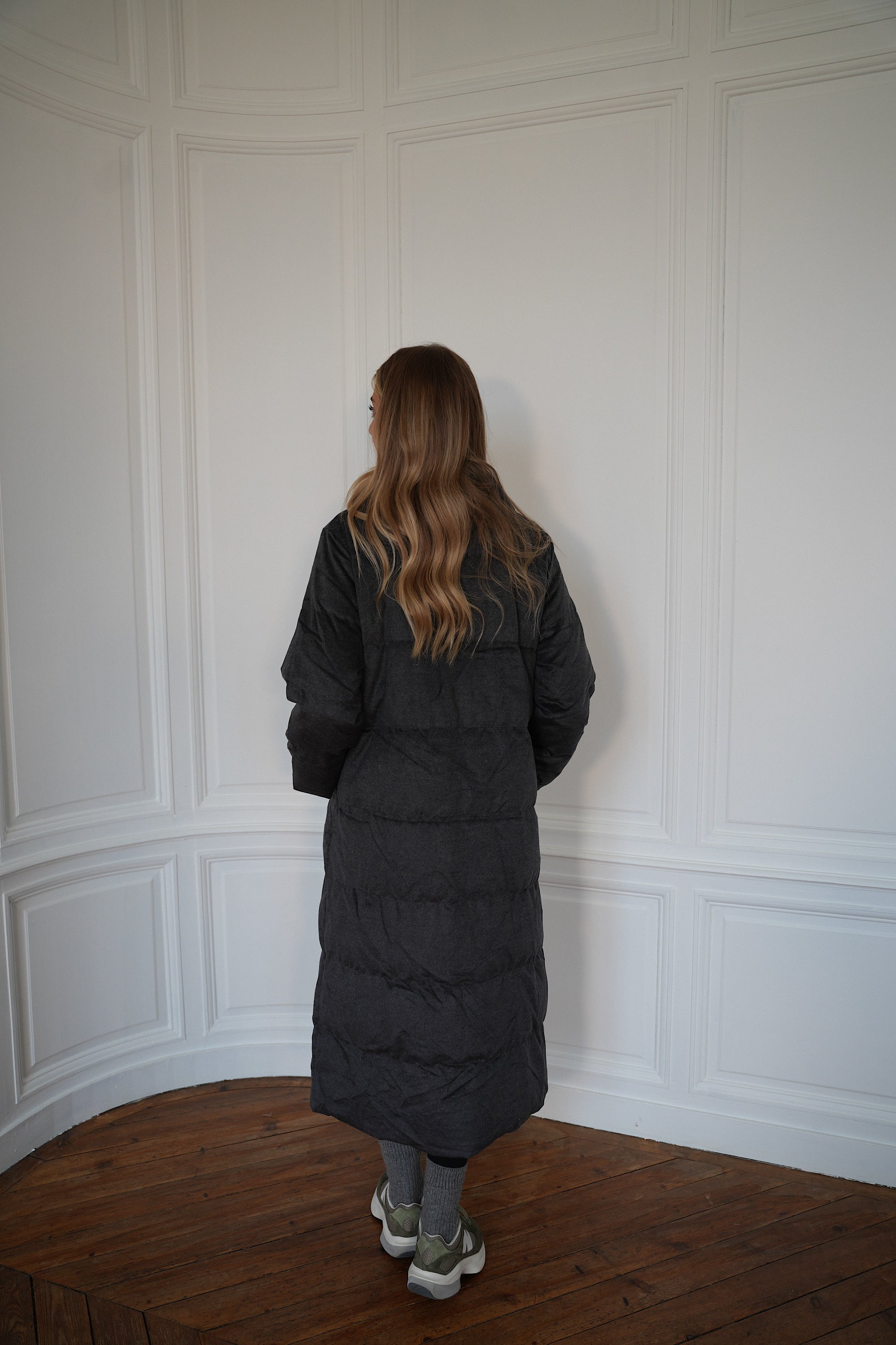 Justin gris - Manteau long