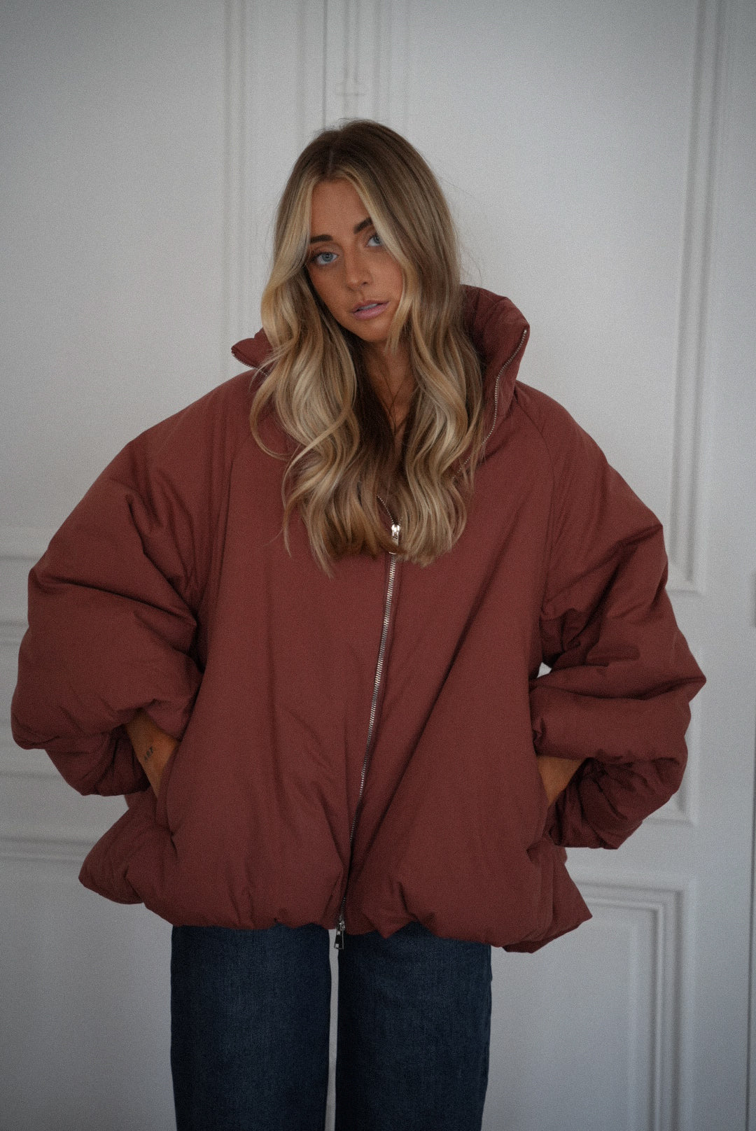 Montaine terracotta - Manteau oversize