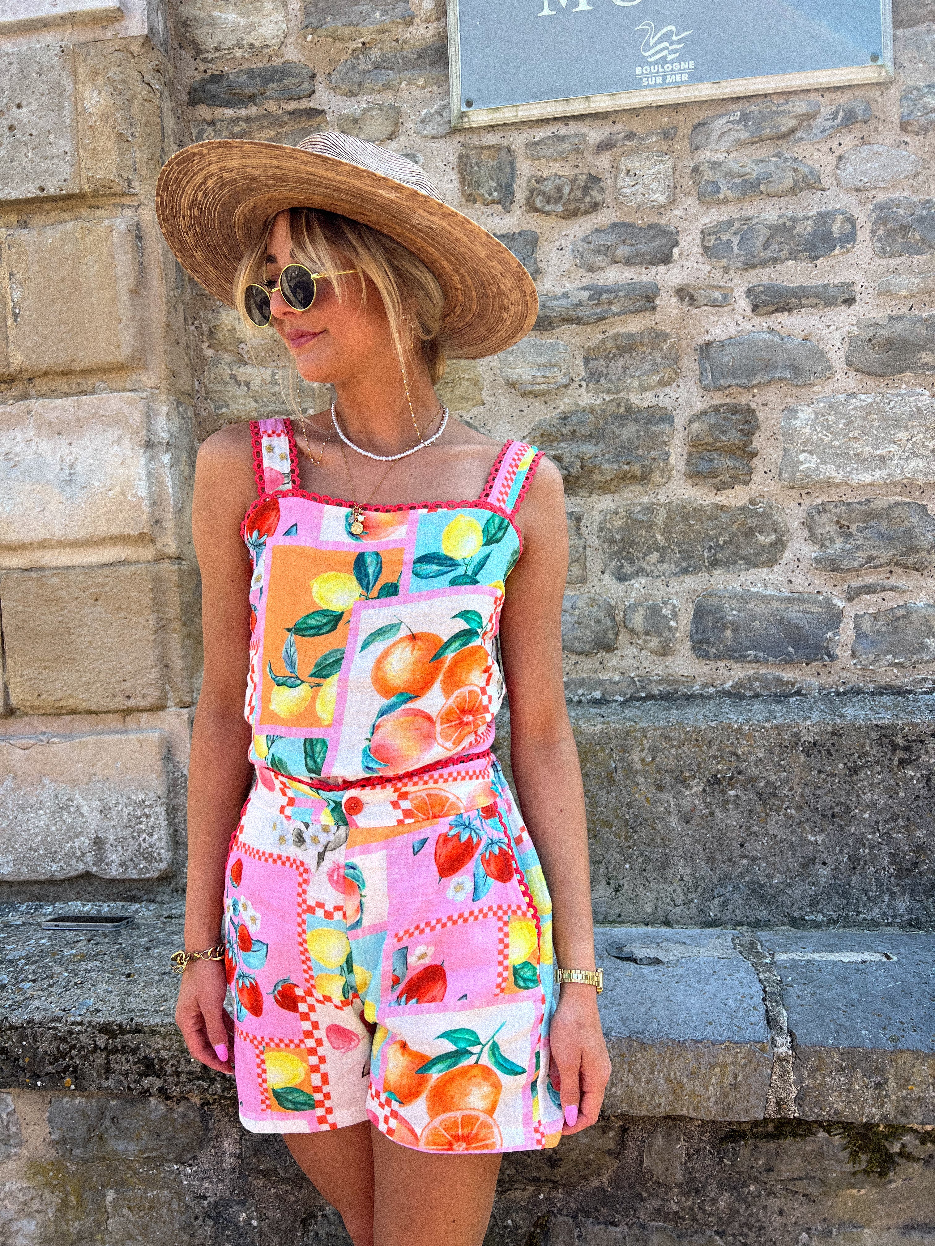 Lunelle coloré - Short imprimé