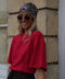 Albane rouge - T-shirt cintré