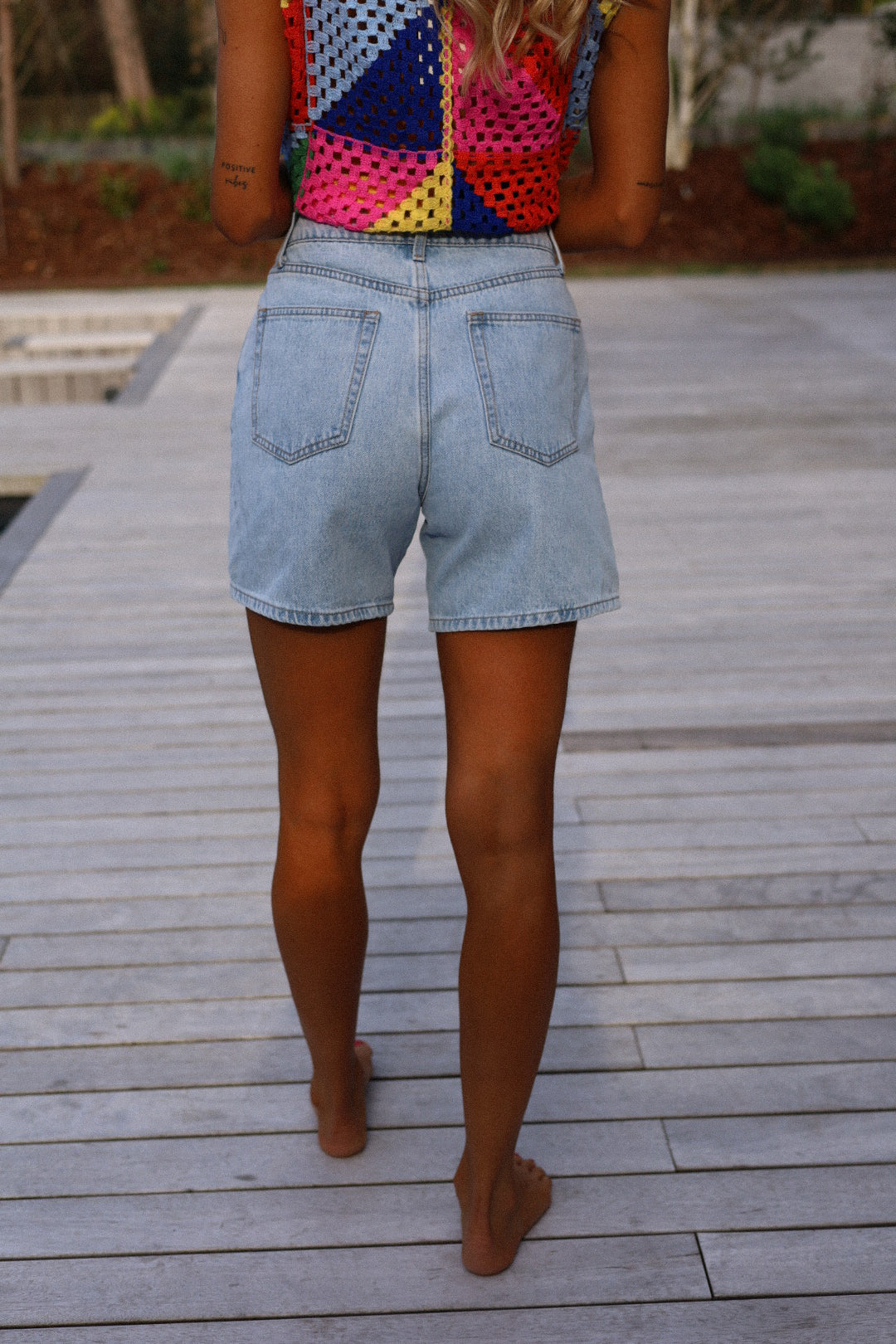 Roan bleu - Short jean