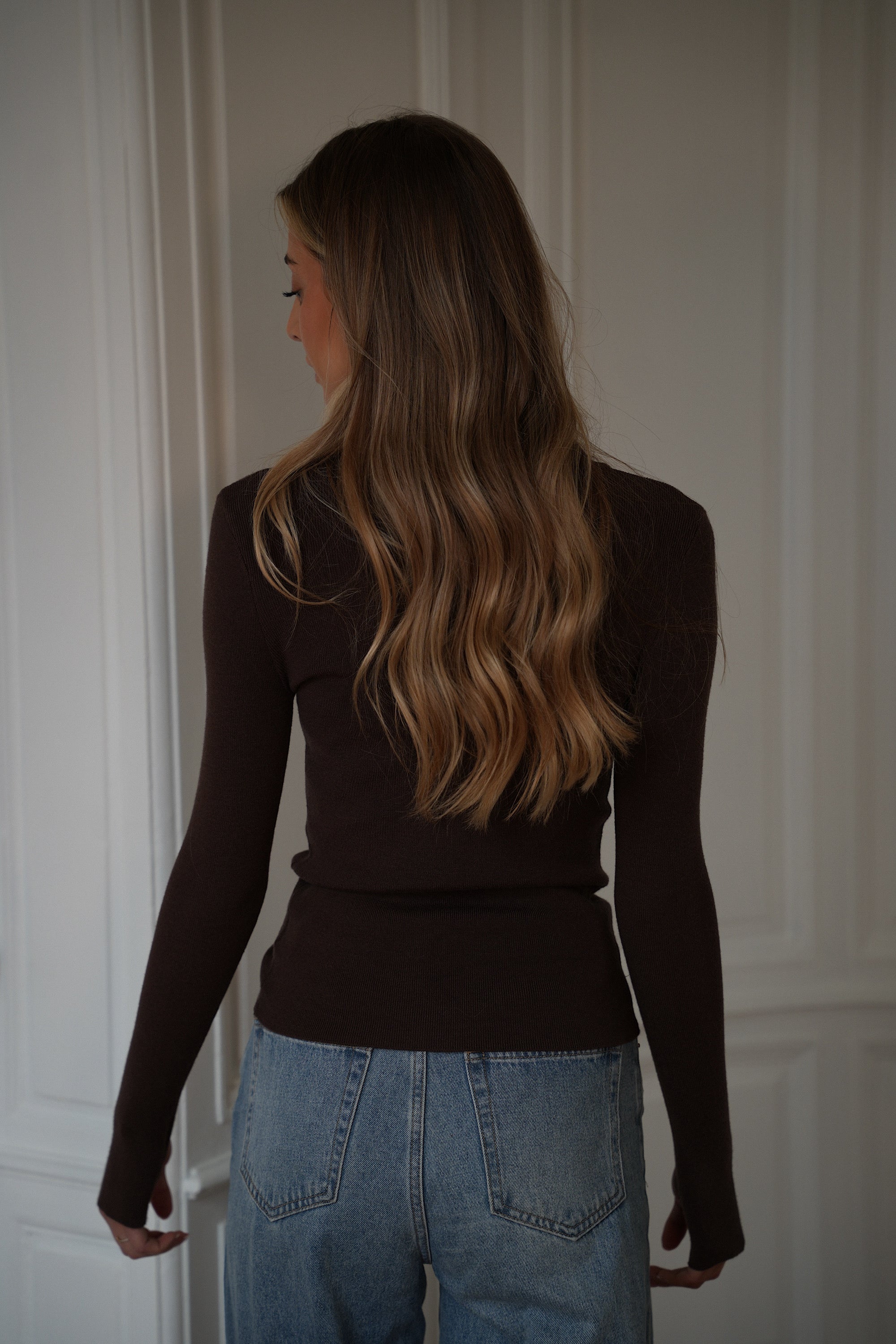 Markus chocolat - Pull fin