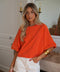 Ania orange - T-shirt ample