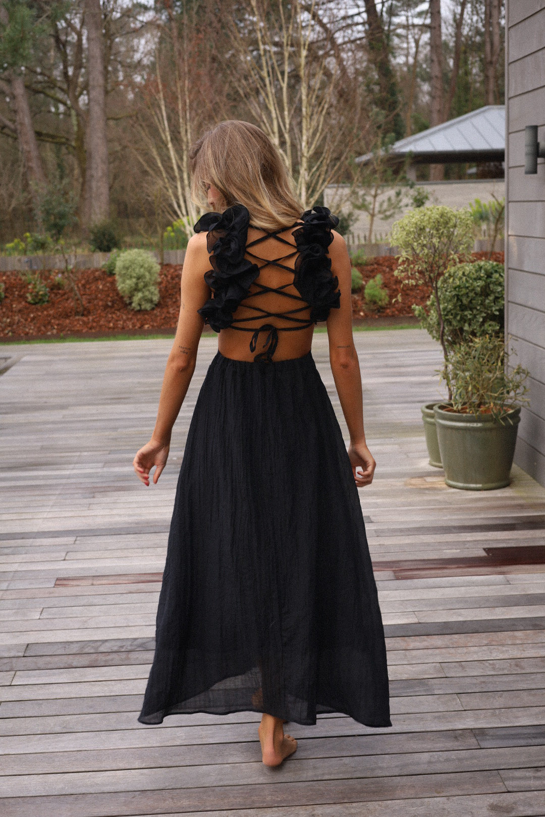 Diane noire - Robe longue