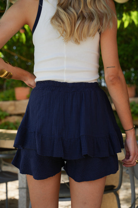 Lola marine - Jupe short