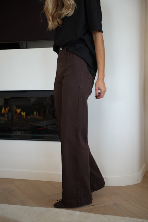 Moka chocolat - Jean droit