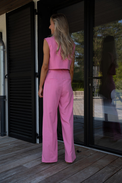 Zoé rose - Ensemble tailleur