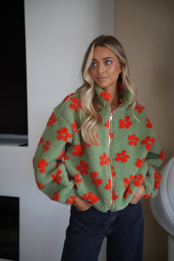 Lisa verte - Veste polaire