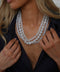 Jody blanc - Collier en perles