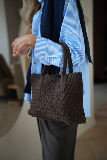 Dorine chocolat - Sac tressé