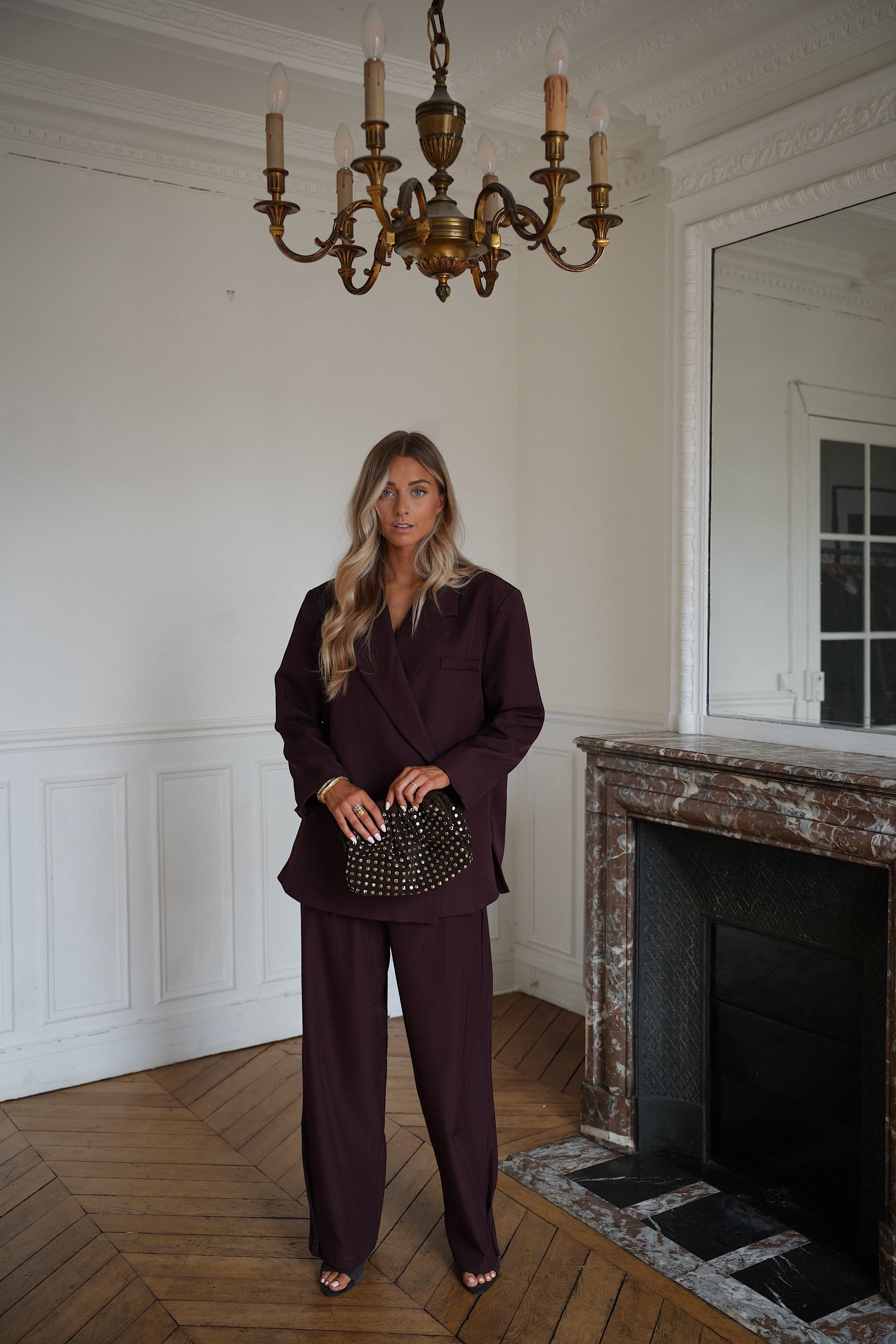 Shana prune - Blazer oversize