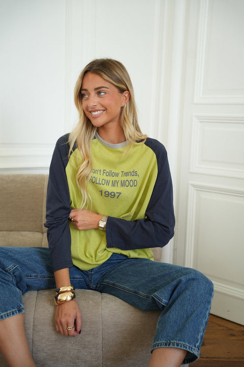Clémence vert - Top manches longues