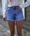 Irina bleu - Short en jean
