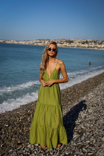 Norma verte - Robe longue