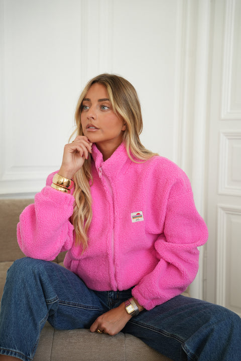 Sana rose - Veste polaire