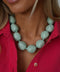 Andrea bleu - Collier en perles