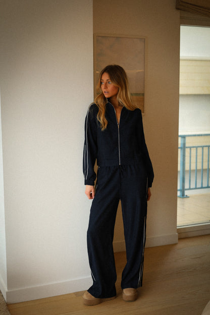 Isabel marine - Pantalon droit