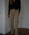 Moka beige - Jean droit