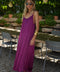 Darcy prune - Robe longue
