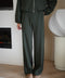 Armand vert - Pantalon droit