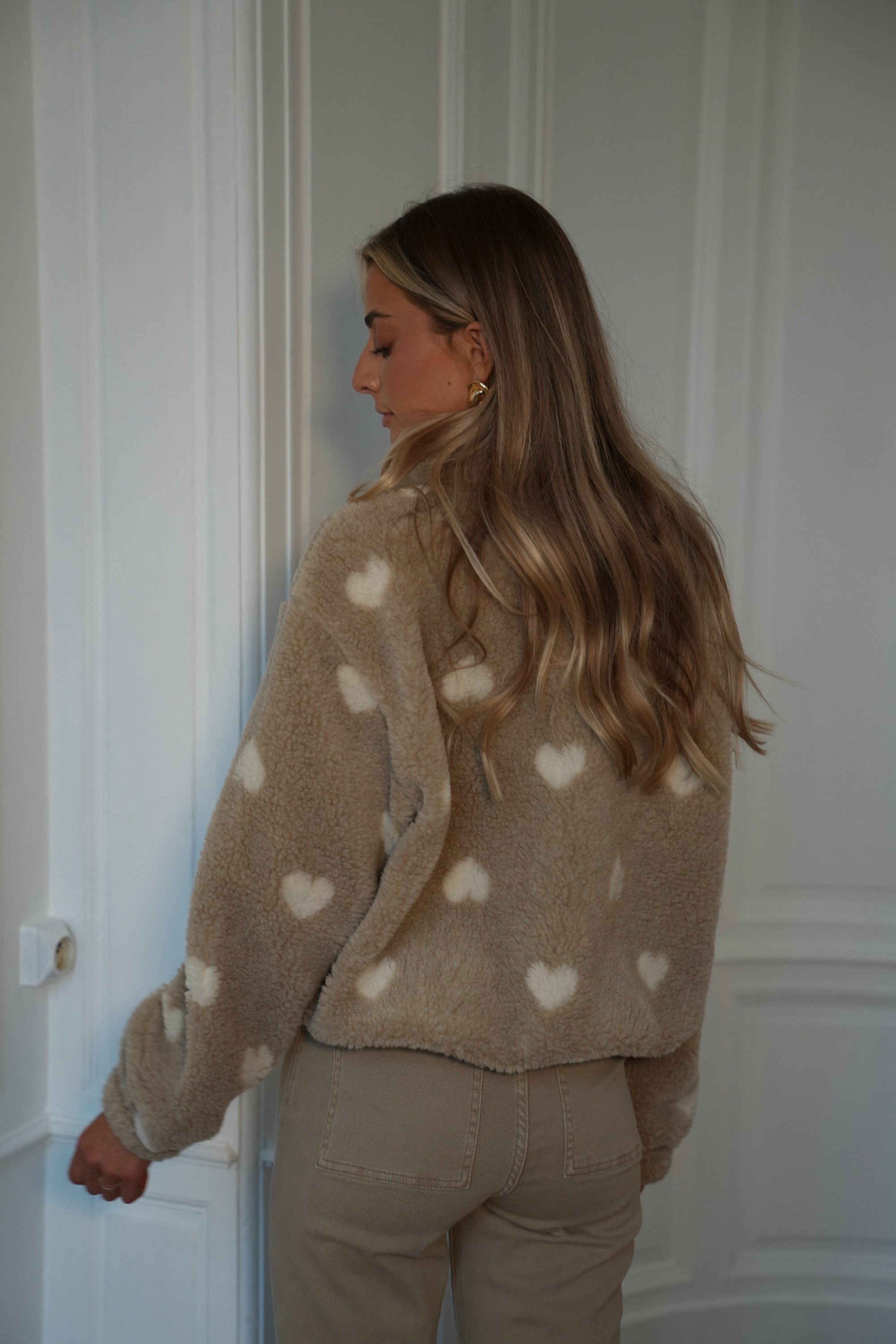 Valentin beige - Sweat polaire