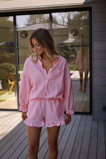 Kalli rose - Short vichy