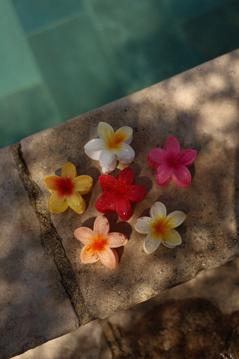 Laya rouge - Pince à cheveux