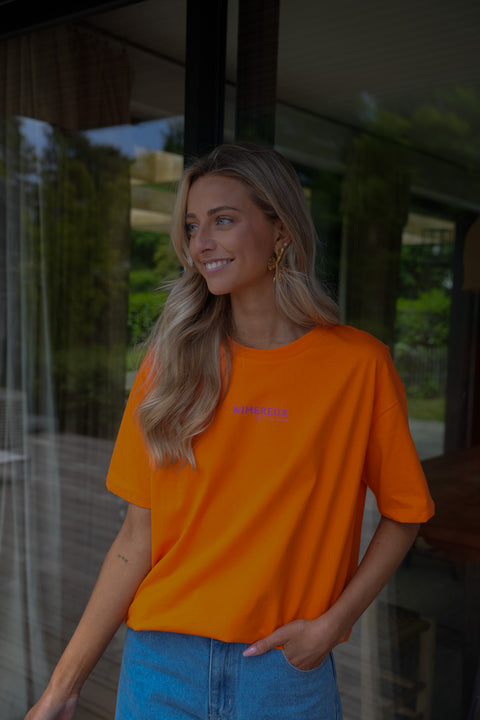 Wimereux orange - T-shirt imprimé