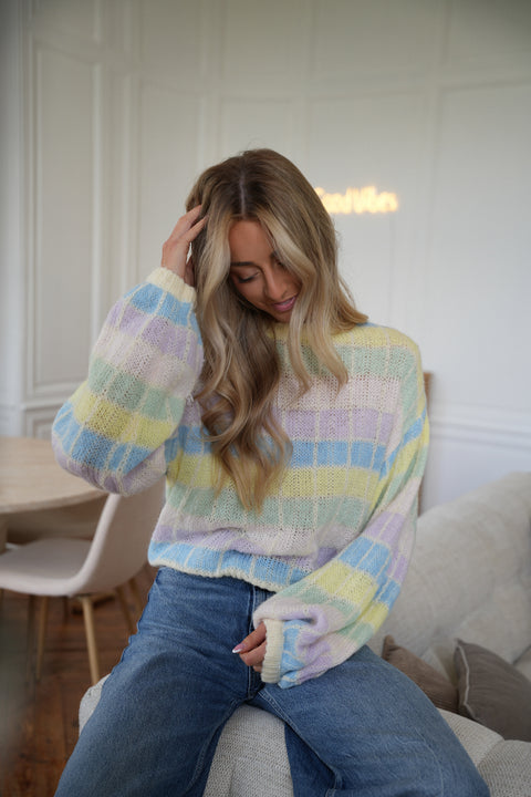 Ophélie coloré - Pull pastel