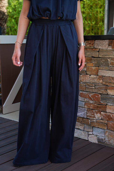 Lois marine - Pantalon droit