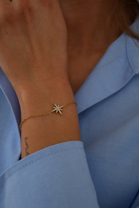Armony doré - Bracelet acier
