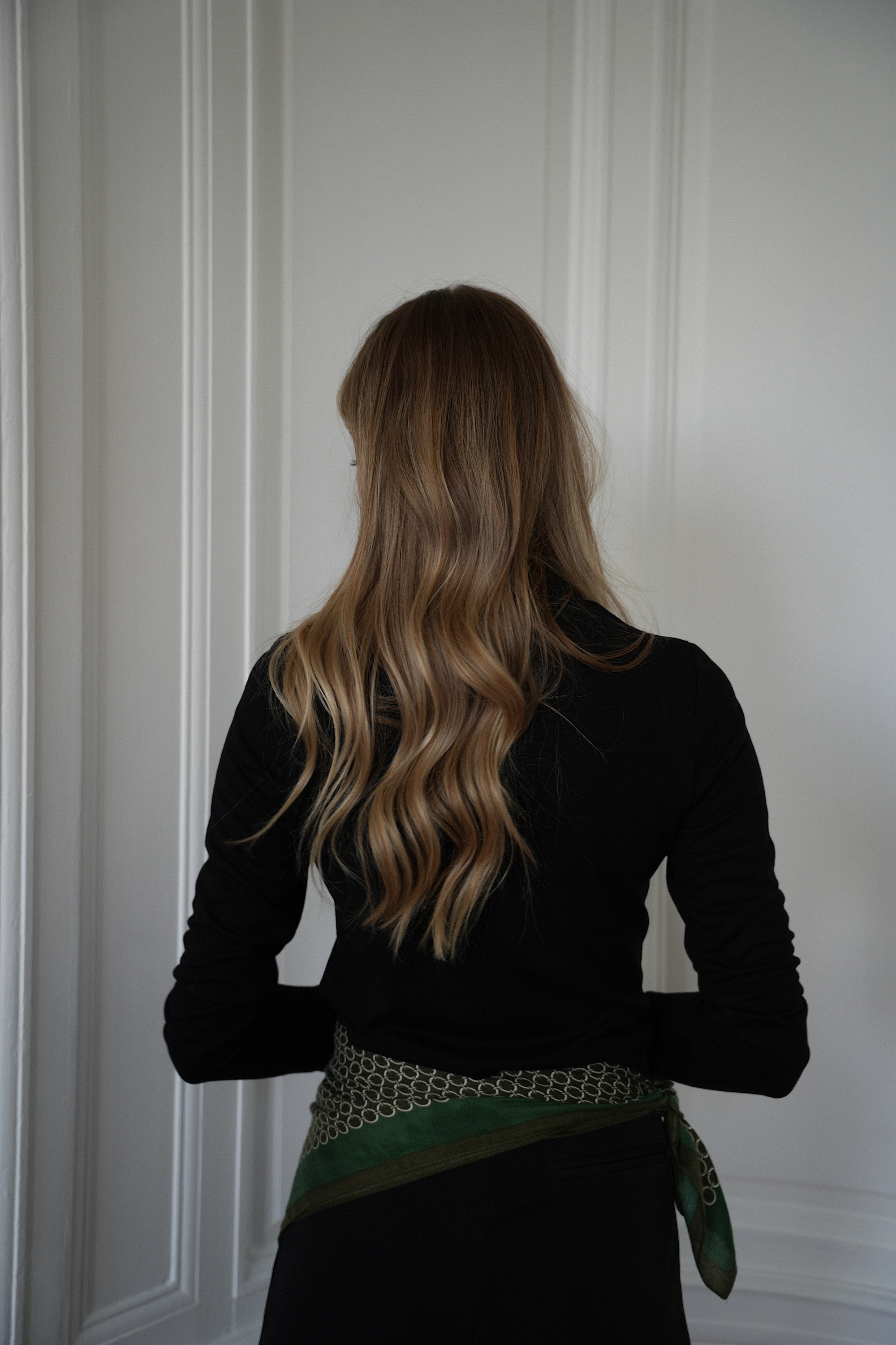 Stella noir - Pull col montant