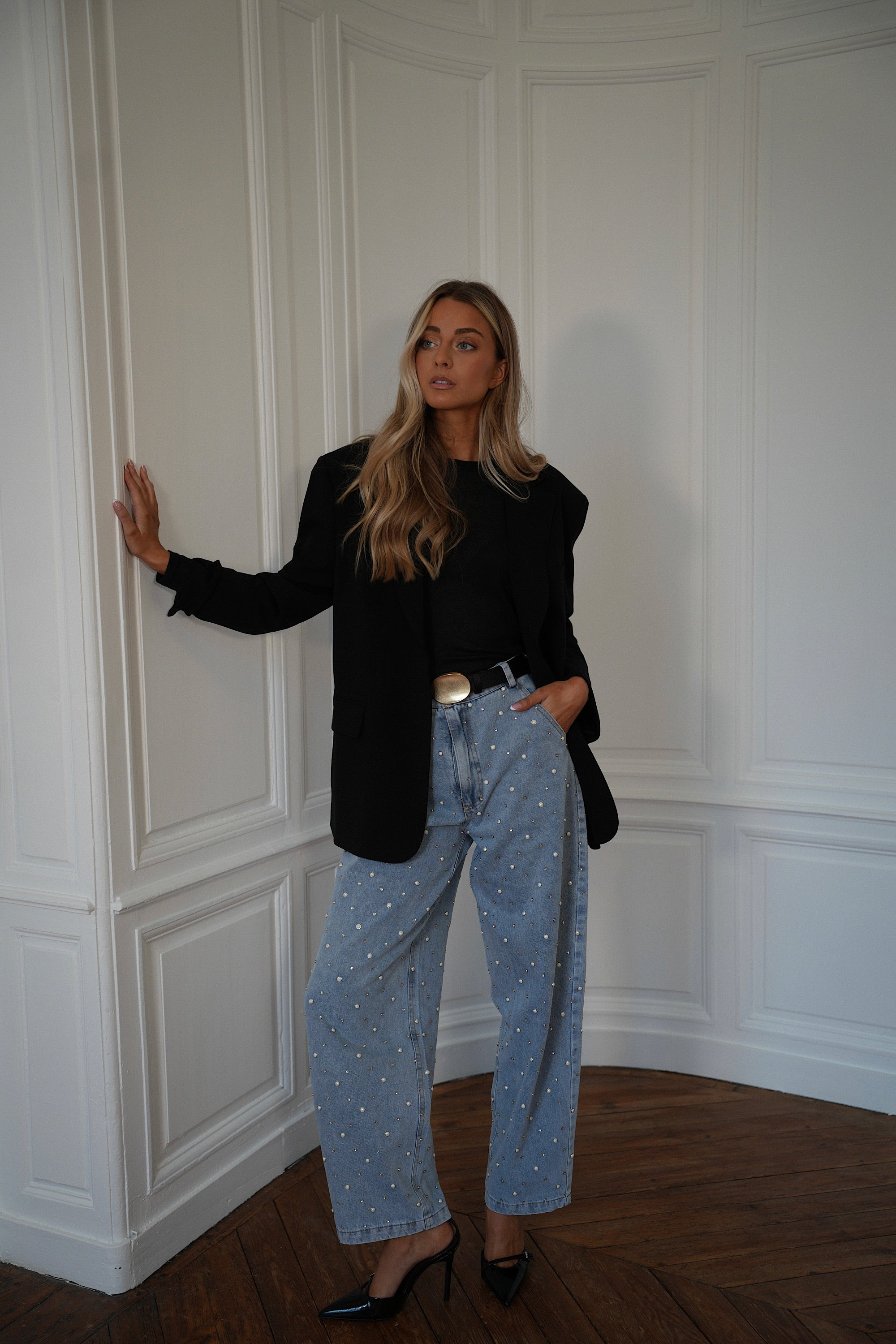 Milo bleu - Jean perlé