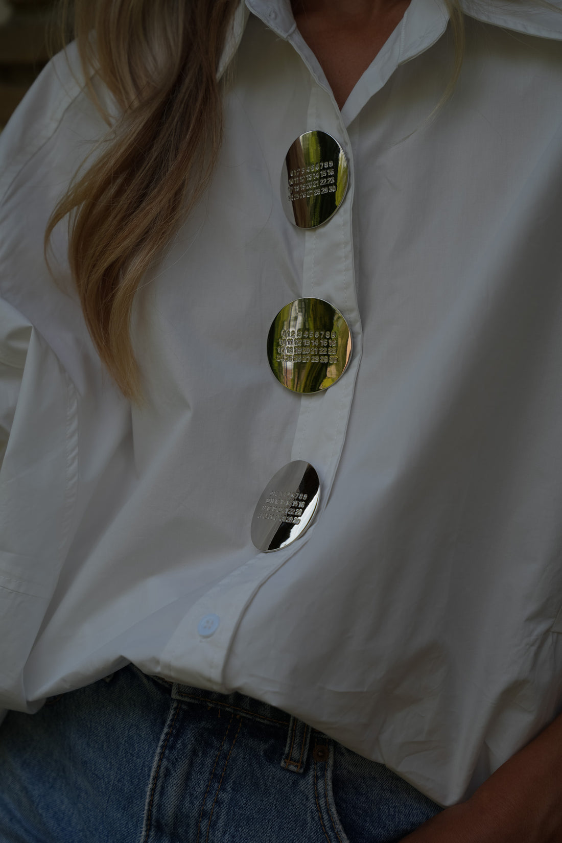 Ruby blanche - Chemise boutonnée