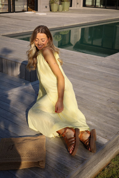 Luma jaune - Robe longue