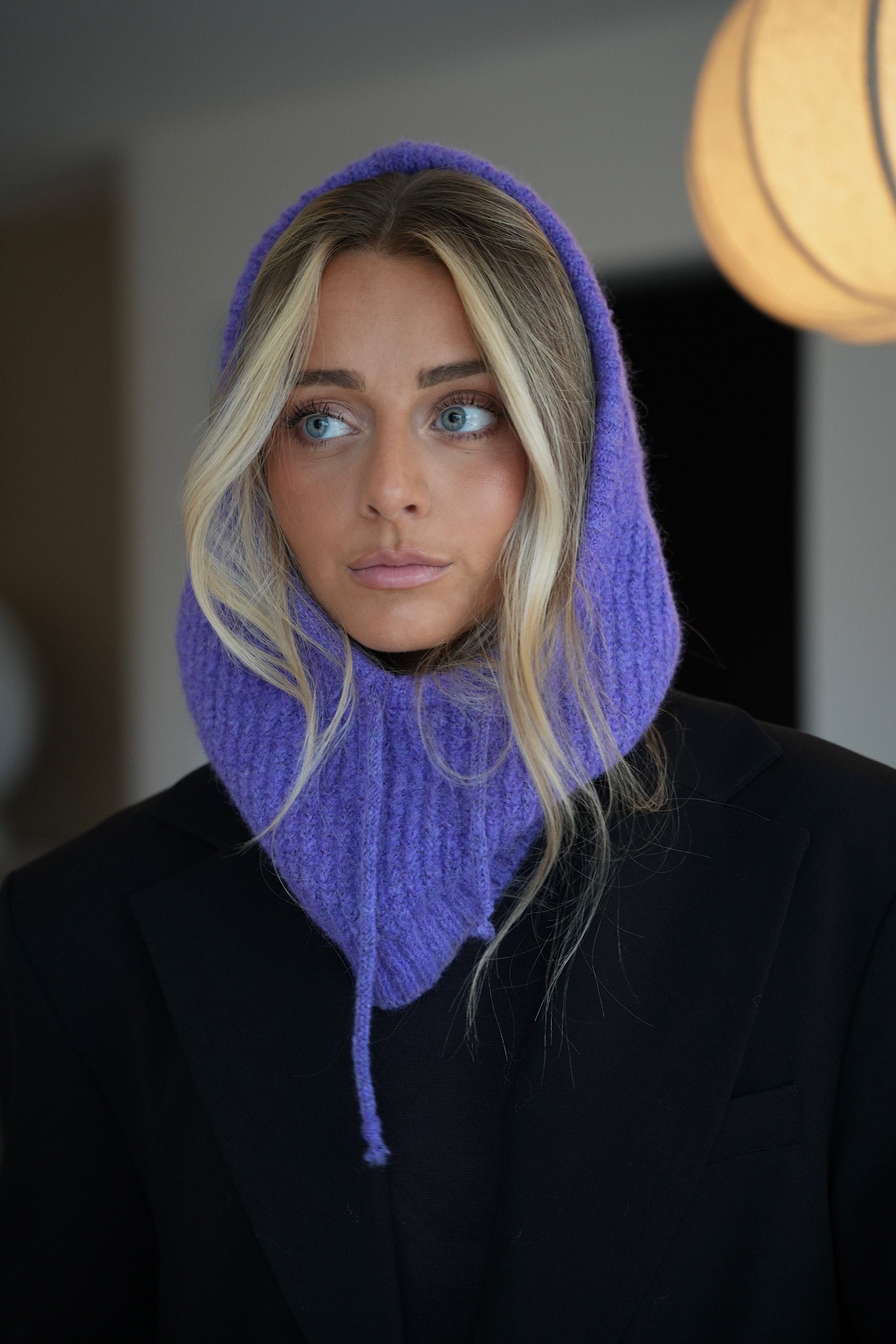 Milie violette - Cagoule douce