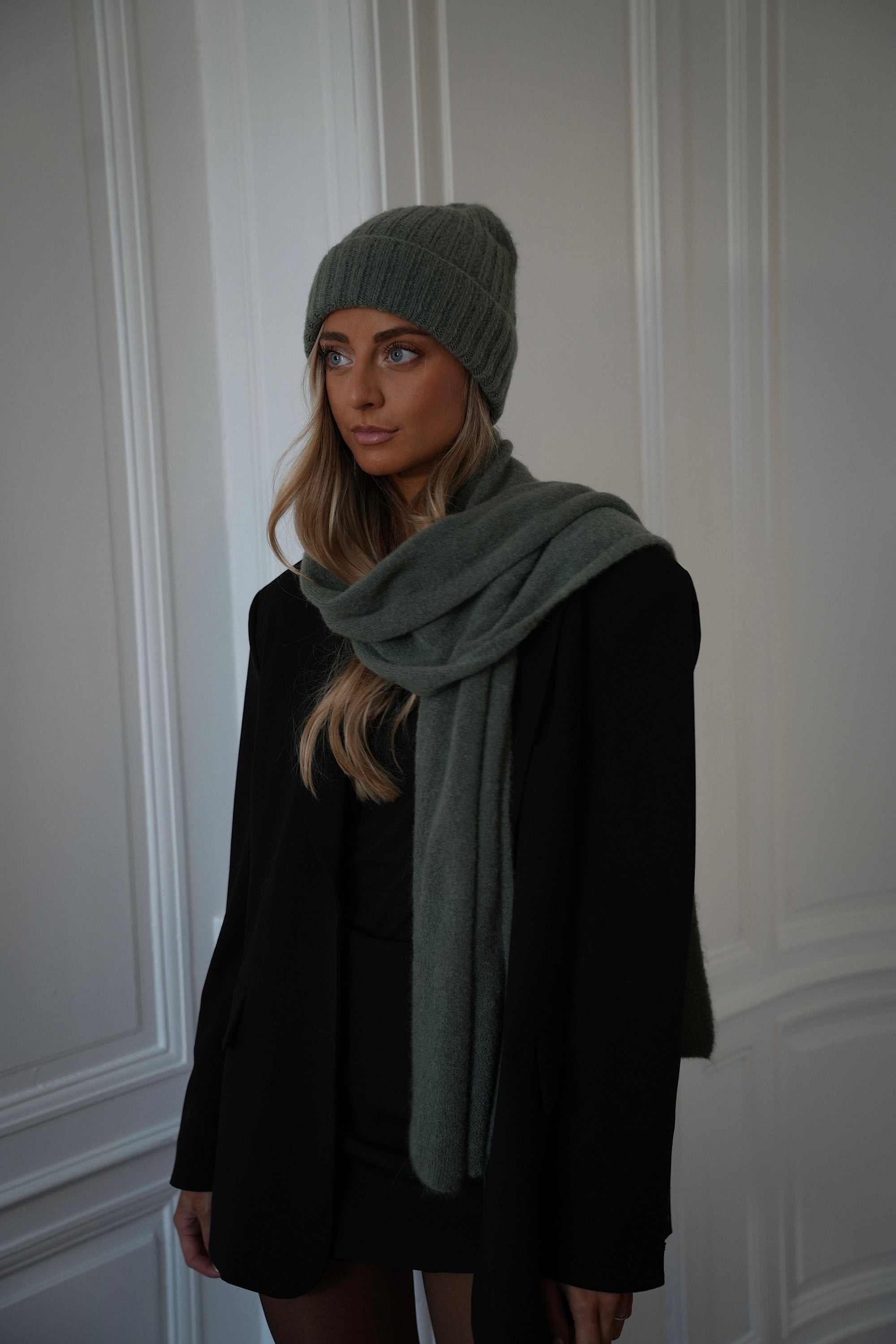 Jess kaki - Écharpe douce